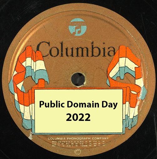 Public Domain Day 2022